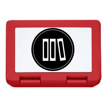 Lire des livres - Boîte à goûter - rouge - Devant