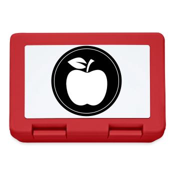Symbole Apple - Boîte à goûter - rouge - Devant