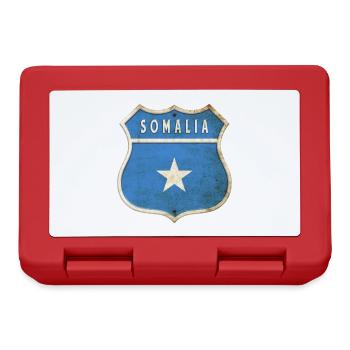 Design du drapeau des armoiries de la Somalie - Boîte à goûter - rouge - Devant