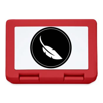 Pen Symbol Circle - Lunchbox - red - Front