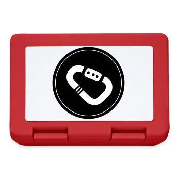 Kletterausrüstung Karabiner Kreis - Brotdose - Rot - Vorne