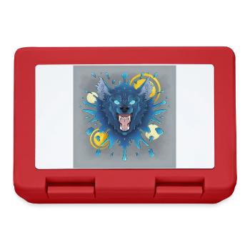 Blue Ink Spirits - Evil Ink Wolf - Poster - Lunchbox - red - Front