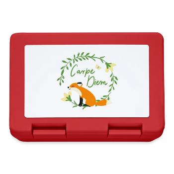 Carpe Diem - Lunchbox - red - Front