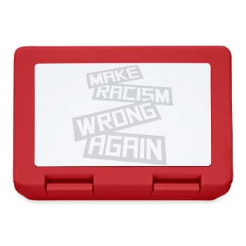 make racism wrong again - Lunchbox - red - Front