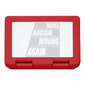 Rendre le racisme faux - Boîte à goûter - rouge - Devant