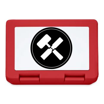 Werkzeug Symbol - Brotdose - Rot - Vorne