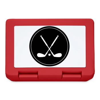 Golf symbol - Lunchbox - red - Front