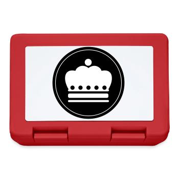 Krone icon - Lunchbox - red - Front