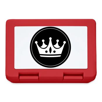 Krone Symbol - Brotdose - Rot - Vorne