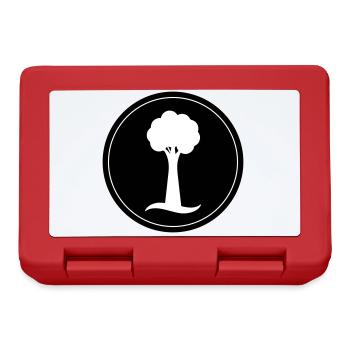 Baum Symbol - Brotdose - Rot - Vorne