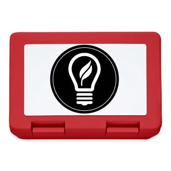Light bulb icon - Lunchbox - red - Front
