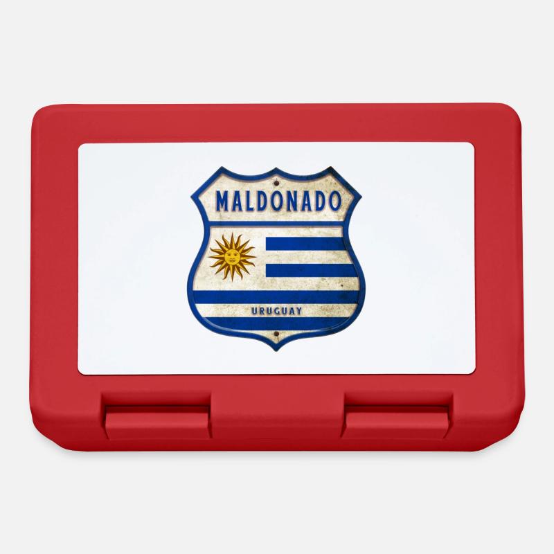 Maldonado Uruguay Vintage Design - Brotdose - Rot