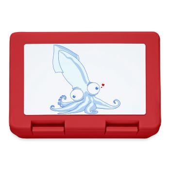 Octopus - Brotdose - Rot - Vorne
