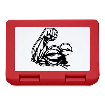 Arm Muscles Biceps - Lunchbox - red - Front