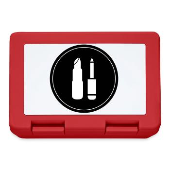 Make Up Cosmetic Icon - Lunchbox - red - Front