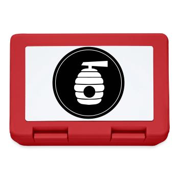 Icône de l’apiculteur miel - Boîte à goûter - rouge - Devant