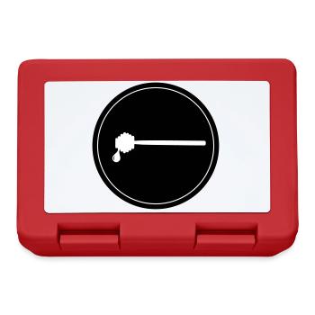 Stick chisel symbol beekeeper - Lunchbox - red - Front