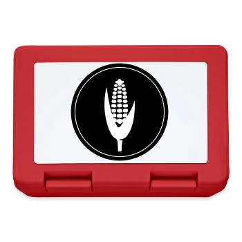 Mais symbol - Brotdose - Rot - Vorne