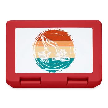 Excavator - Lunchbox - red - Front