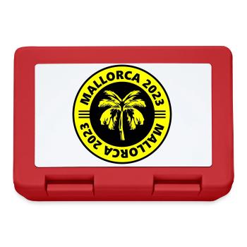 Mallorca 2023 - Lunchbox - red - Front