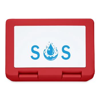 S.O.S - Boîte à goûter - rouge - Devant