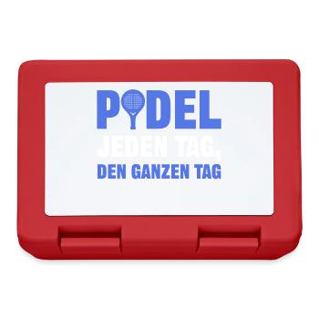 Spieler Padel Tennis Statement Spieler Training - Brotdose - Rot - Vorne