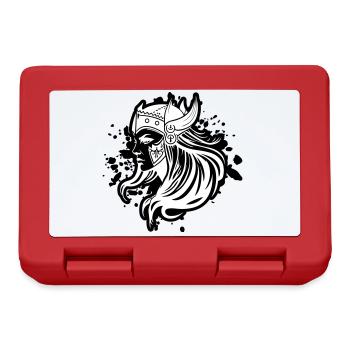 Viking Woman Warrior Viking - Lunchbox - red - Front