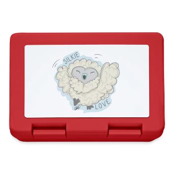 Lioba silk chicken, hooray - Lunchbox - red - Front