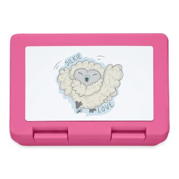 Lioba silk chicken, hooray - Lunchbox - pink - Front