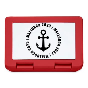 Mallorca 2023 - Brotdose - Rot - Vorne