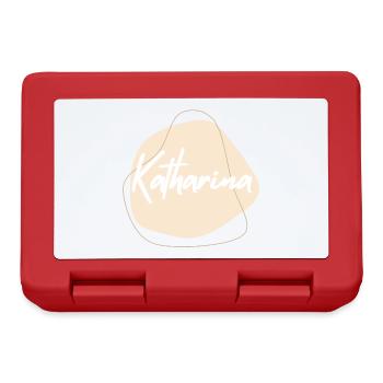 KATHARINA - Brotdose - Rot - Vorne