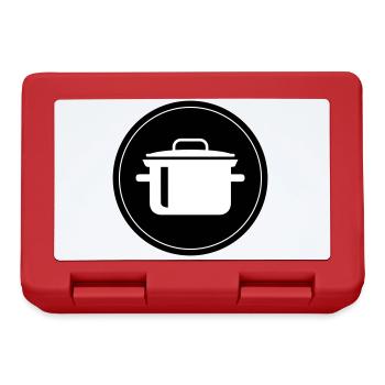 kochtopf kochen - Brotdose - Rot - Vorne