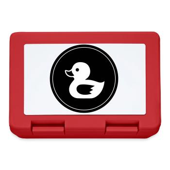 Icône de canard - Boîte à goûter - rouge - Devant