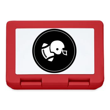 Icône du football - Boîte à goûter - rouge - Devant