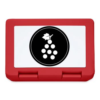 Grapes symbol - Lunchbox - red - Front
