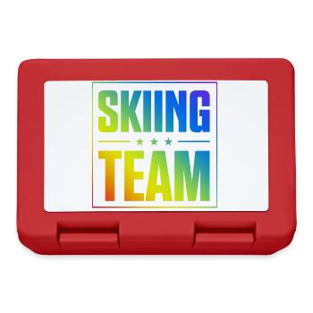 Skiing Team - Brotdose - Rot - Vorne