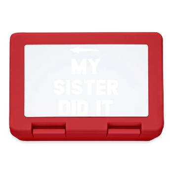 Sister Achievement Bold Quote - Lunchbox - red - Front