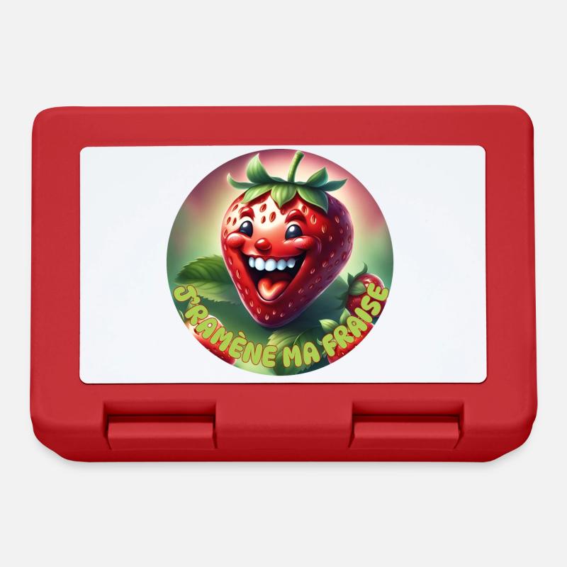 I'm bringing back my strawberry - Lunchbox - red