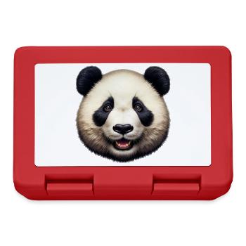 Panda - Brotdose - Rot - Vorne
