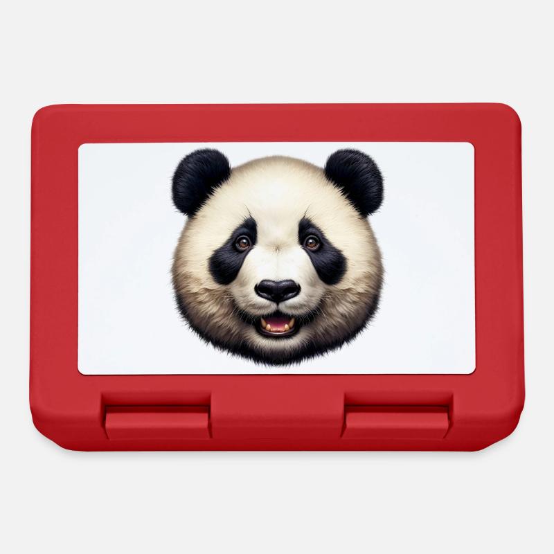 Panda - Brotdose - Rot
