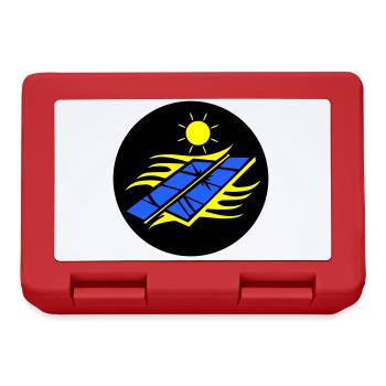 Photovoltaic solar energy - Lunchbox - red - Front
