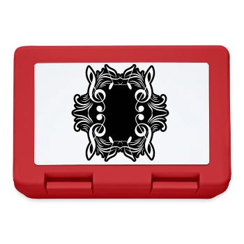Music notes symbol music - Lunchbox - red - Front
