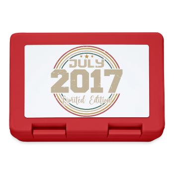 2017 Birthday July 2017 Gift July 2017 - Lunchbox - red - Front