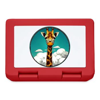Girafe - Boîte à goûter - rouge - Devant