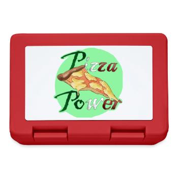 Pizza Power Super Powers Energy Slice UK - Lunchbox - red - Front