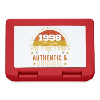 Original 1998 Birthday Gift 1998 Authentic - Lunchbox - red - Front
