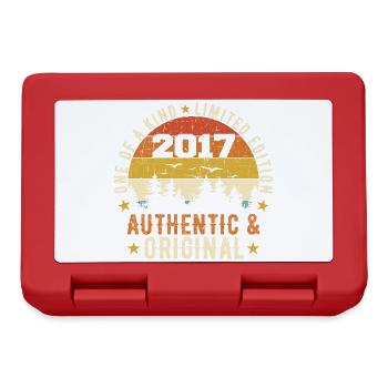 Original 2017 Authentic Birthday Gift 2017 - Lunchbox - red - Front