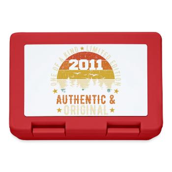 Original 2011 Birthday Gift 2011 Authentic - Lunchbox - red - Front