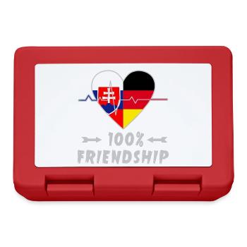 Slovakia and Germany 100% friendship - Lunchbox - red - Front