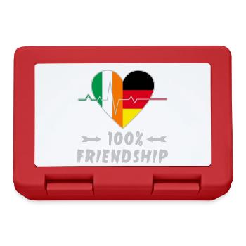 L'Irlande et l'Allemagne : amitié à 100 % - Boîte à goûter - rouge - Devant